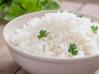 Plain White Rice Platter