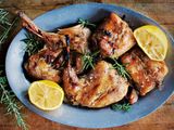 Half Roasted Rabbit Plate