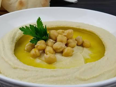 Lebanese Chickpeas Platter
