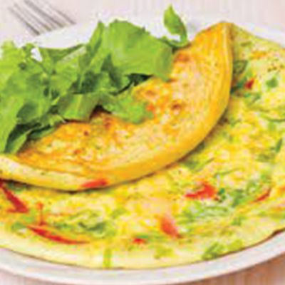 Omelette vegetable Order