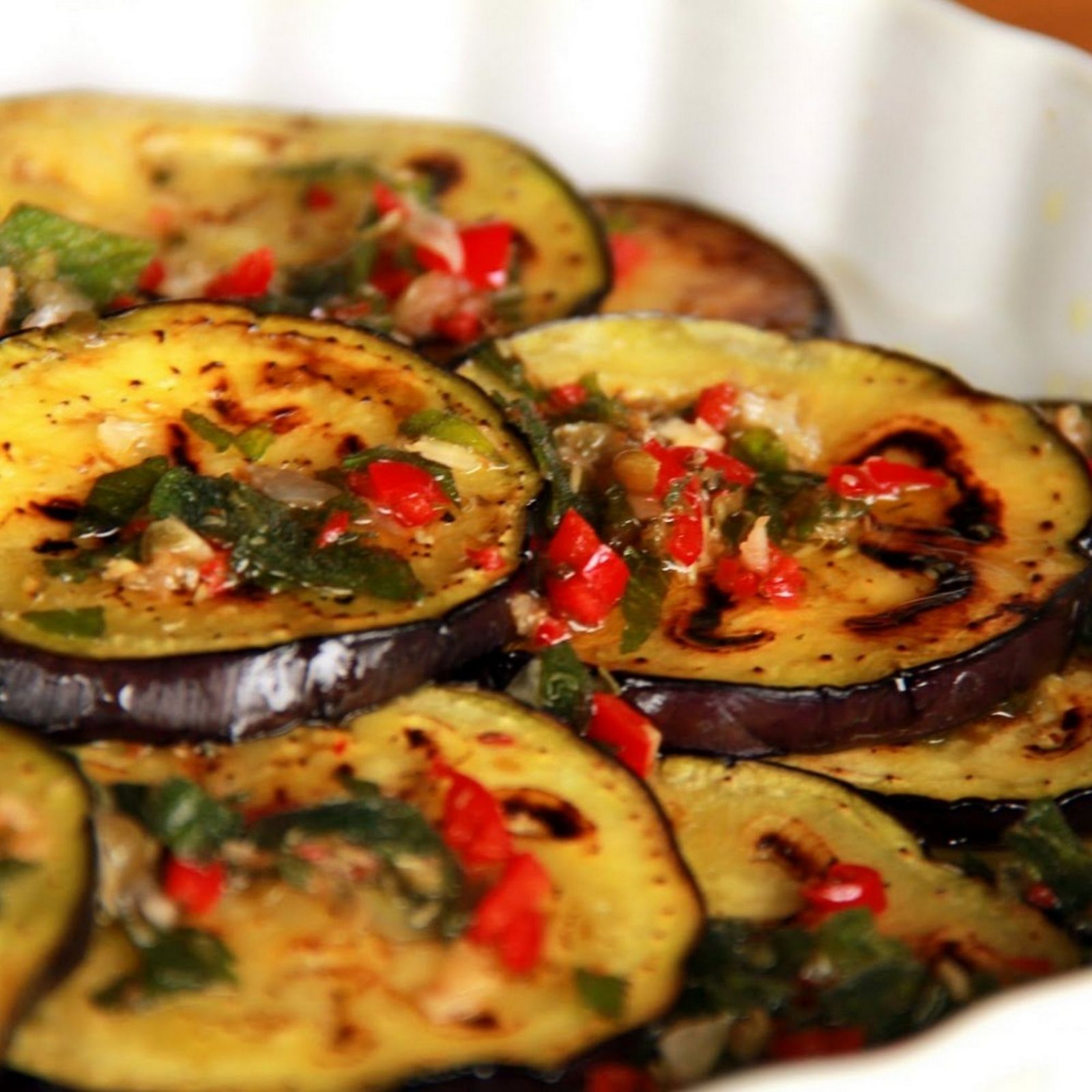 Fried Eggplant Dish