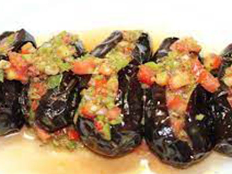 Stuffed Eggplant Platter
