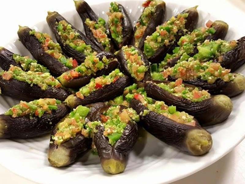Pickled Eggplant Platter