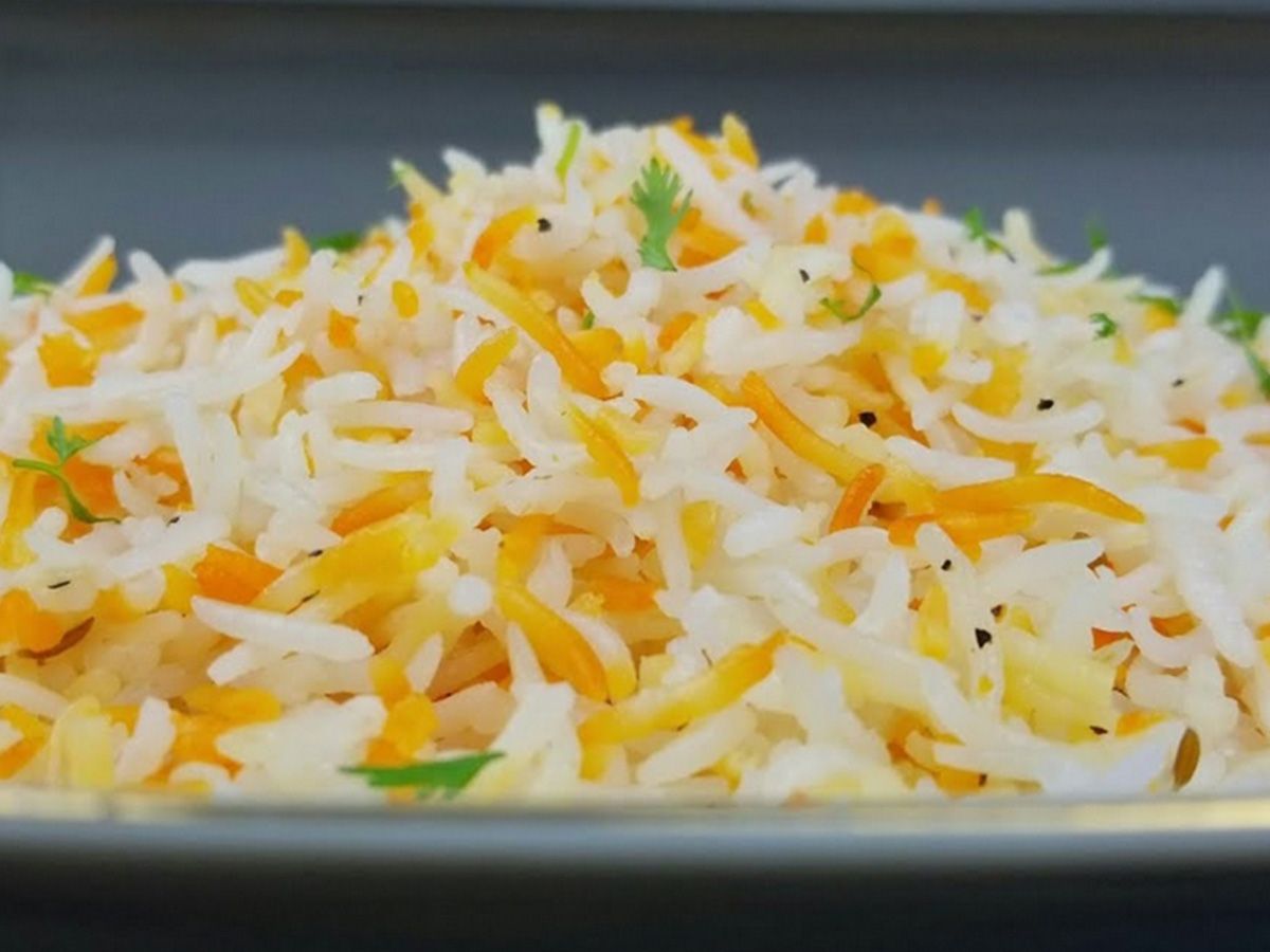 Plain Basmati plate