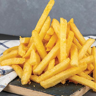 علبة بطاطس صغيرة
