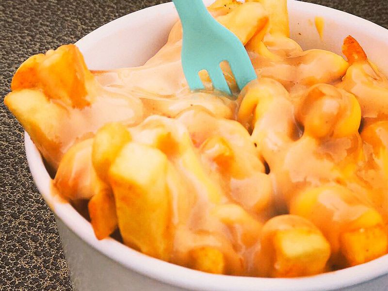 Medium Fries With Mozzarella Cheese Platter