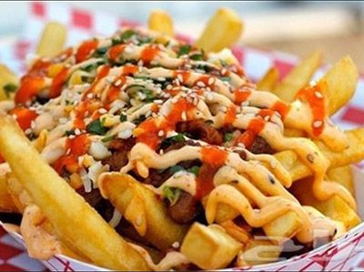 French Fries With Mix Meat And Cheese