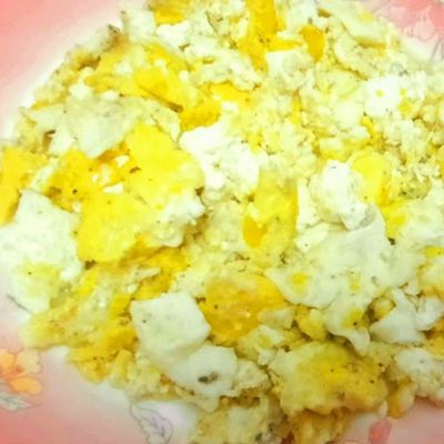 Small cheese egg plate