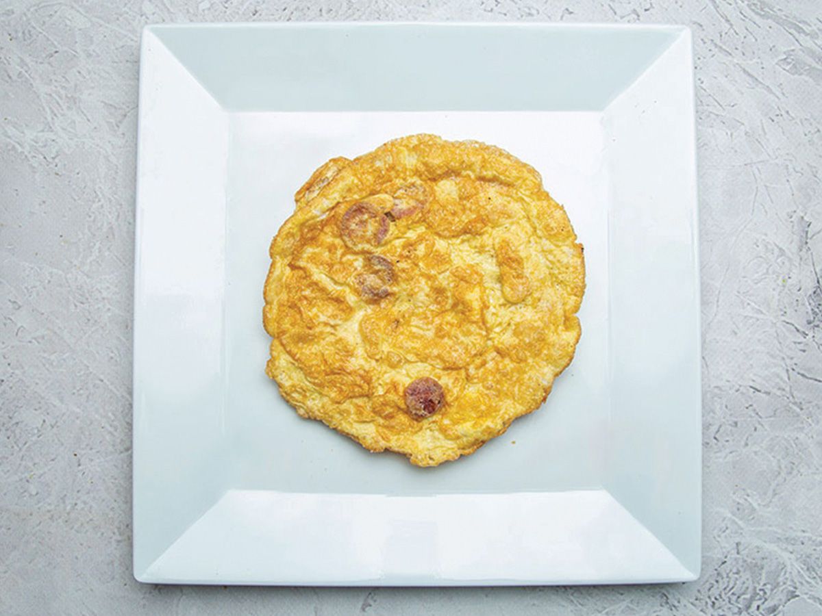 Omelette dish gahez