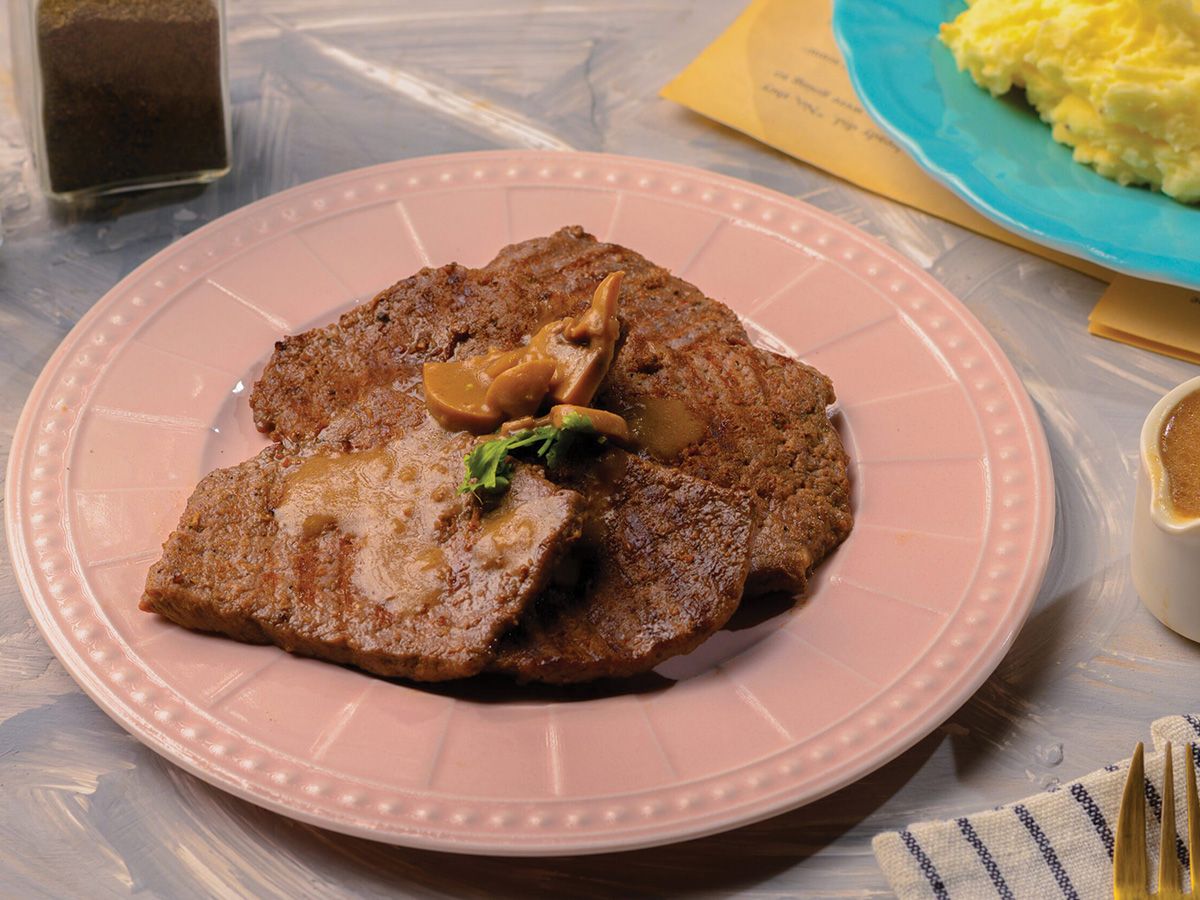 Piccata A La Grecque Dish