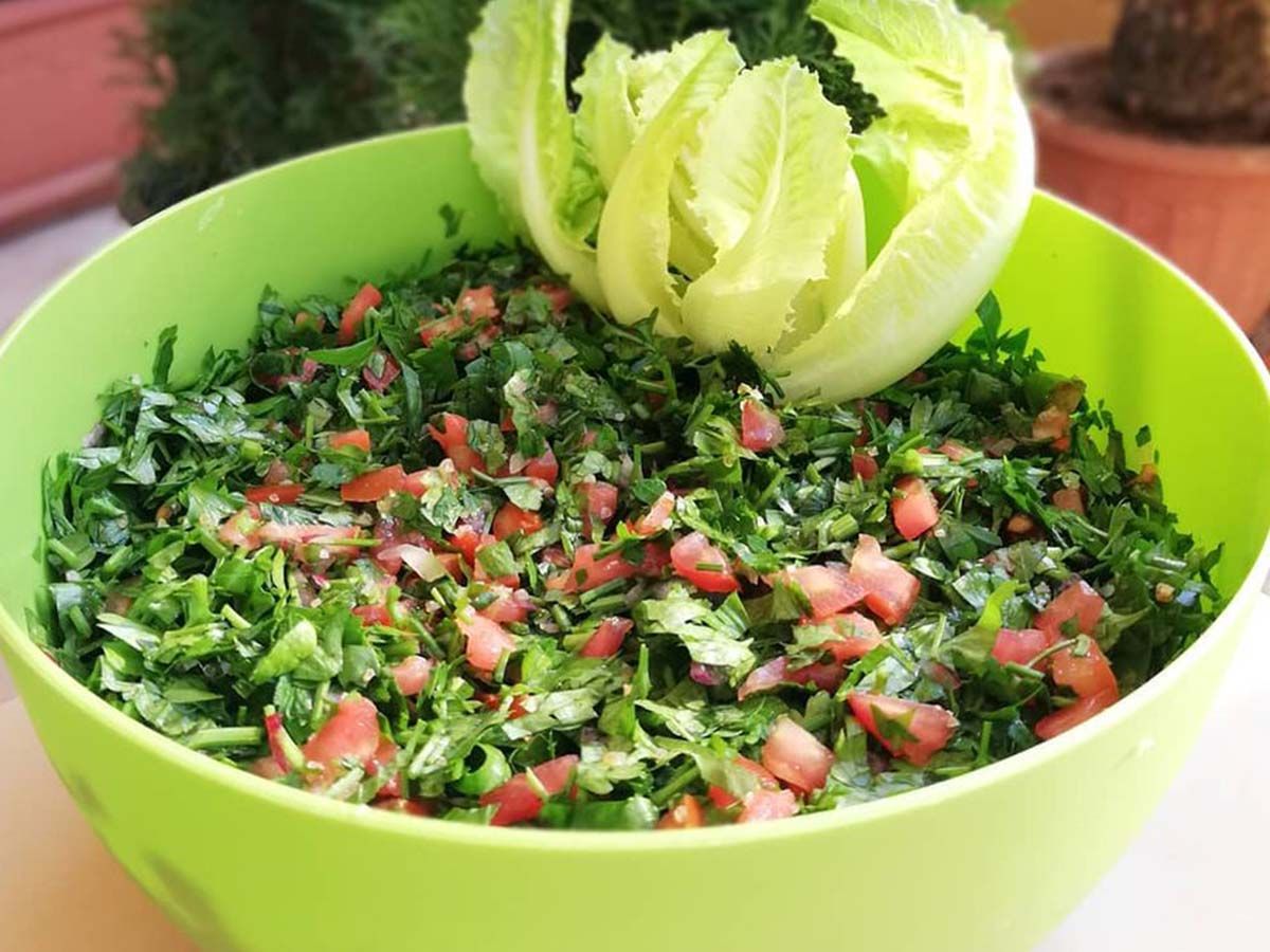 Tabbouleh dish