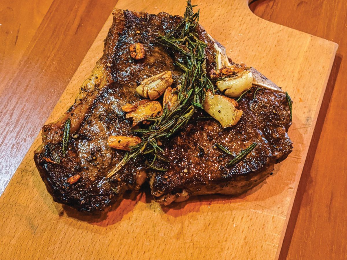 T Bone Steak Dish