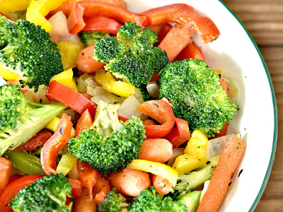 Sauteed Vegetables Dish