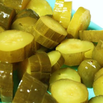 Pickled cucumber dish