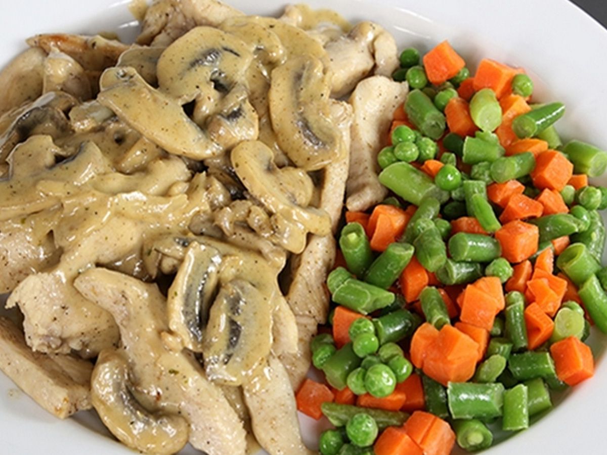 Fungi chicken dish