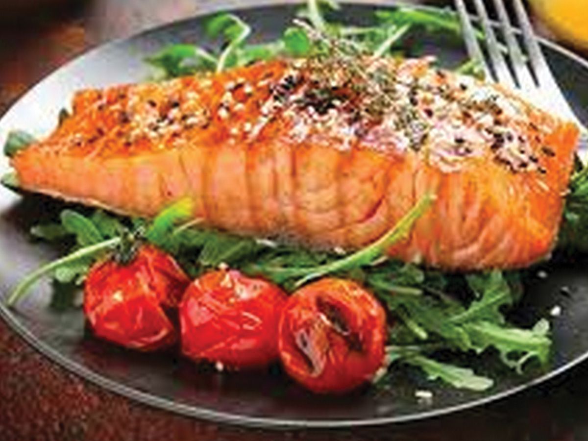 Salmon dish