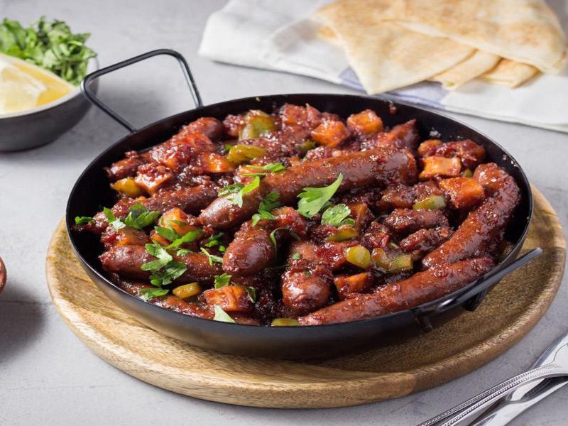 Grilled Oriental Sausage Platter