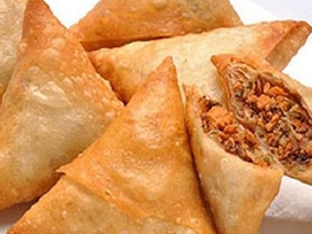 Meat sambousek Dish