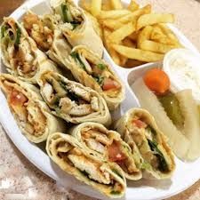 Arabic Sliced Chicken Shawerma Platter