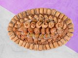 Oval oriental dish