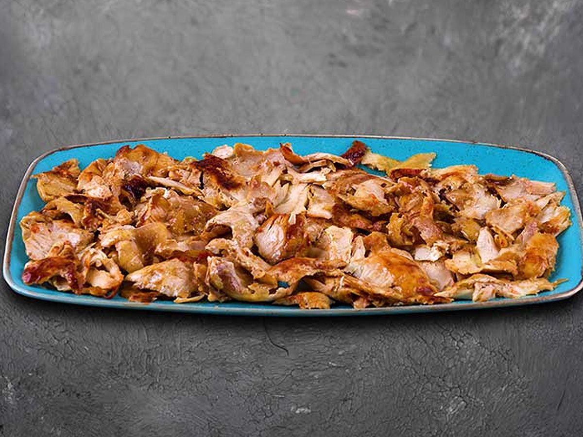 Chicken shawarma plate