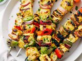 Shish Tawook And Fries And Sauteed Dish