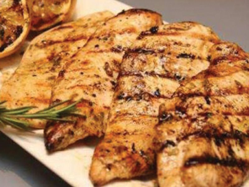 Grilled Breasts Plate 1 Kilo