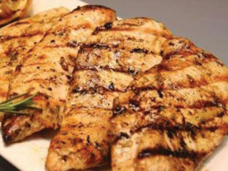 Grilled Breasts Plate 1/2 Kilo