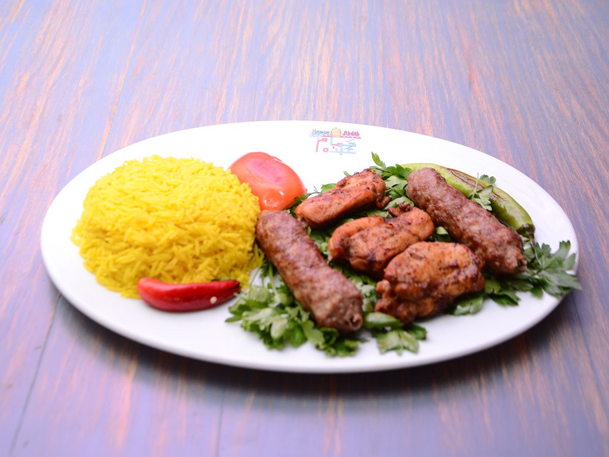 Shish Tawook And Kofta Dish