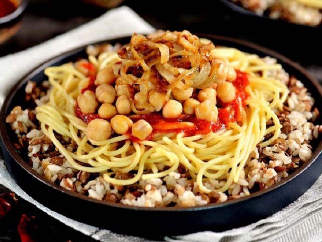 Family Koshary Platter