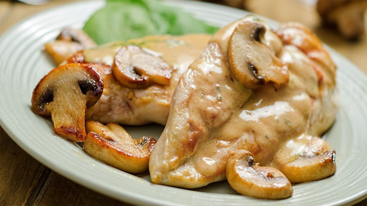 Chicken Piccata With Mushroom Western Dish