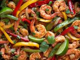 Shrimp Fajita Platter
