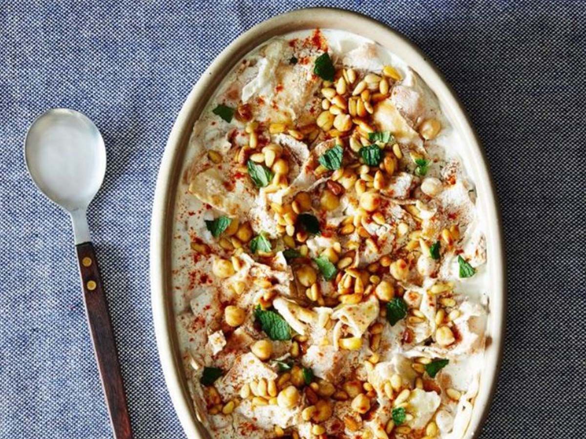 Fattah dish with ghee