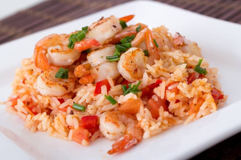 Shrimp Fatteh Dish
