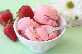Strawberry With Ice Cream Platter