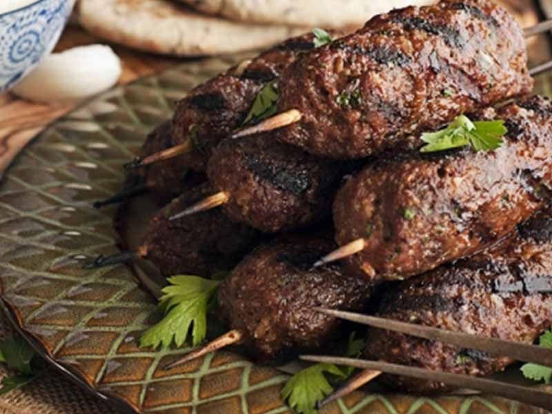Kofta With Oriental Sausage Platter