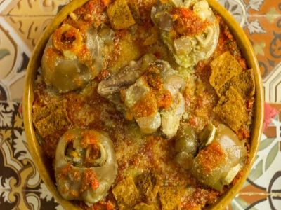 Boneless Knuckles Fatteh Platter