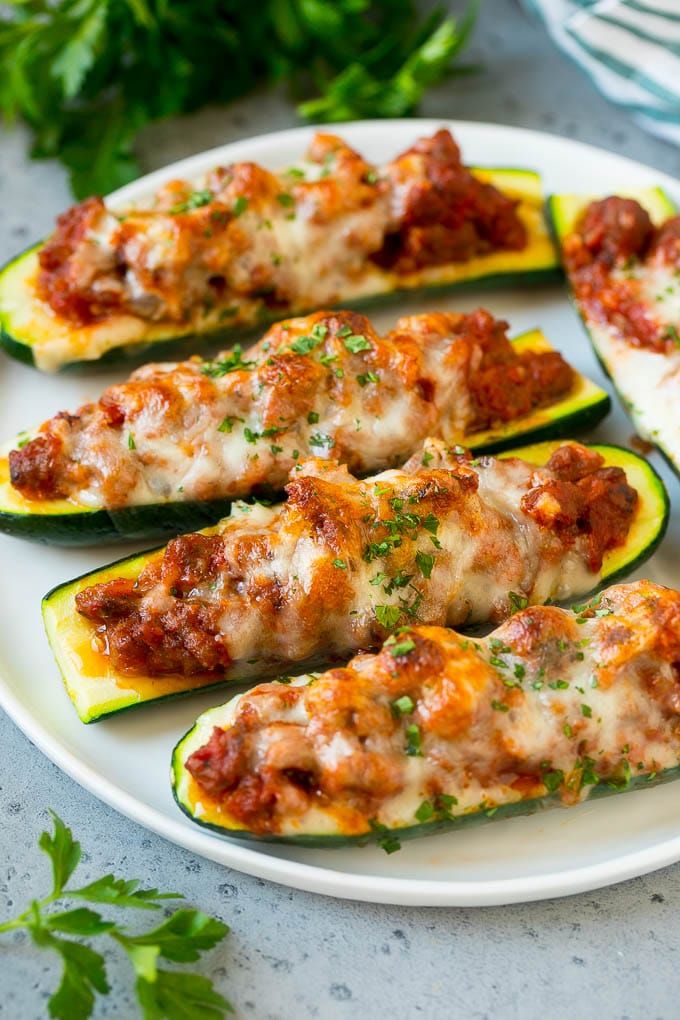 Zucchini With Minced Meat And Bechamel Platter