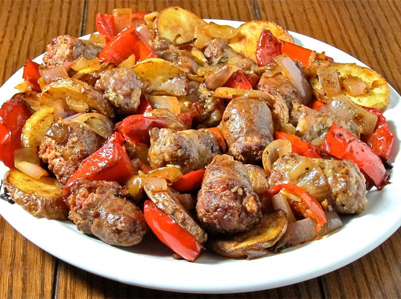 Chicken Oriental Sausage Platter