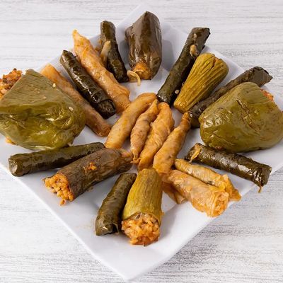 Mixed Stuffed Vegetables Platter.