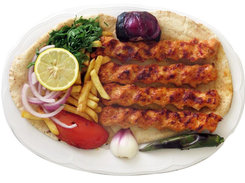 Mixed grills chicken dish