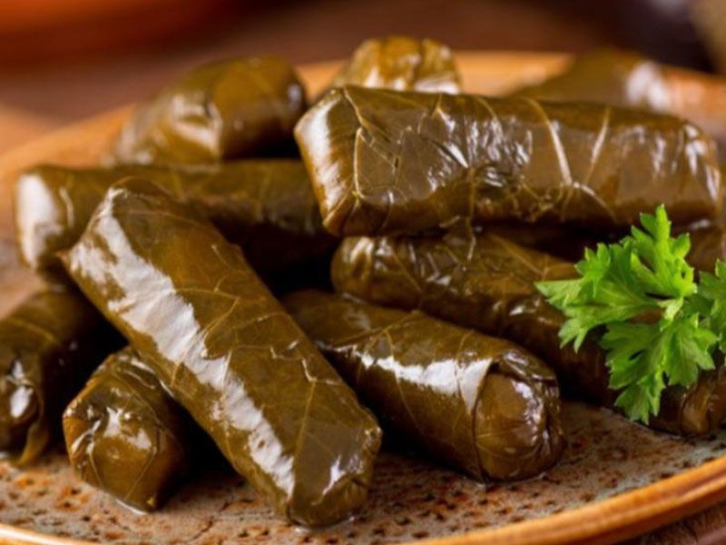 Vine Leaves Platter