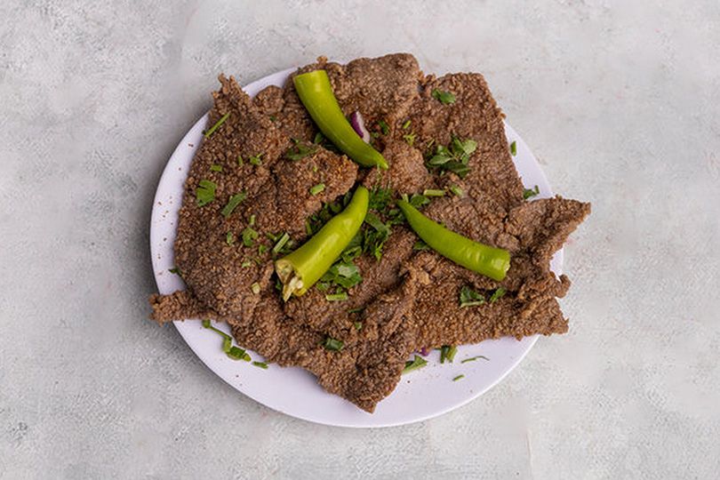 1/8 Liver Plate+ Salads + Bread