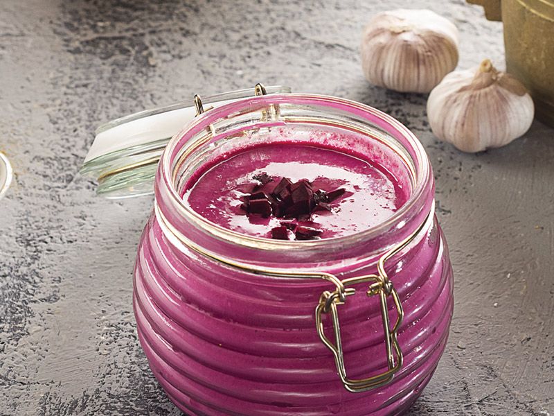Sesame Paste Salad With Beet