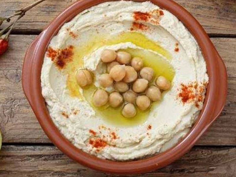 Chickpeas With Sesame Paste Salad