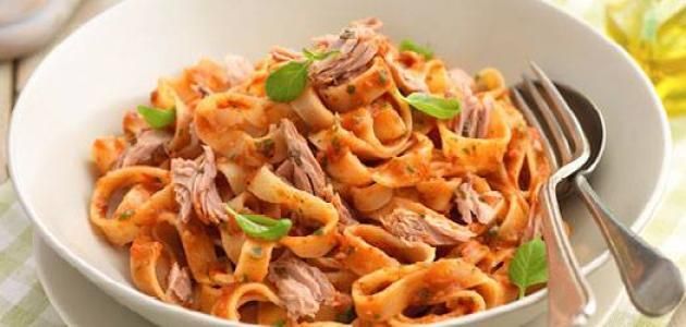 Tuna With Mozzarella Cheese Pasta