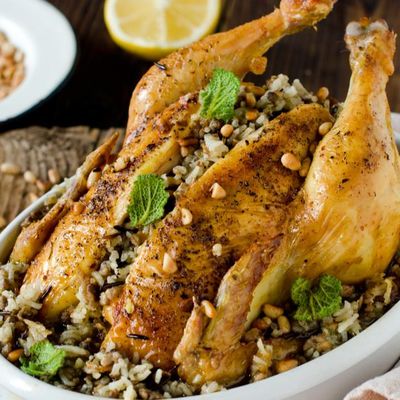 Chicken Stuffed With Mixture Platter