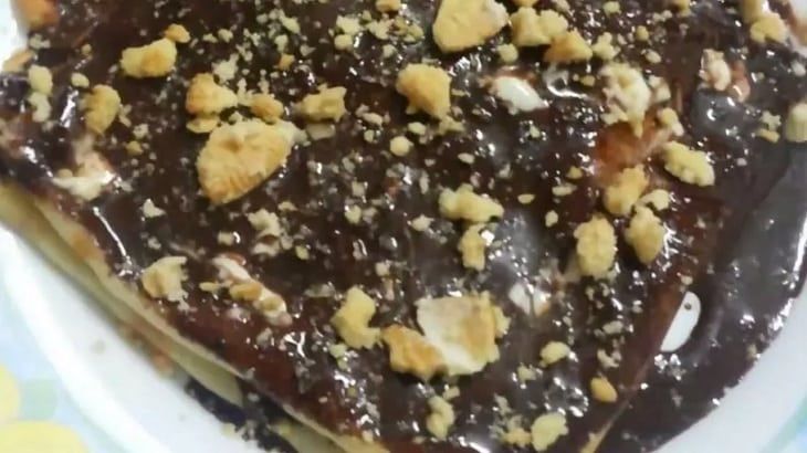 Chocolate With Hazelnut And Cherry Pie