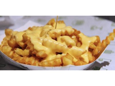 French Fries Sandwich With Cottage Cheese