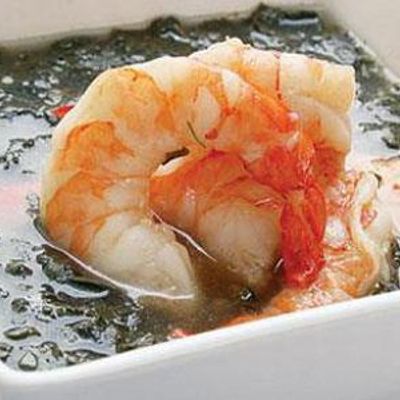Molokhia With Shrimp